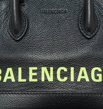 Balenciaga Black Leather Xxs Ville Satchel