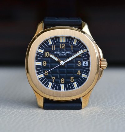 Patek Philippe Aquanaut Ref 5065j In Gelbgold Mit Box Und Papieren