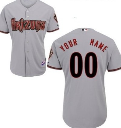 Arizona Diamondbacks Customized Gray Jersey