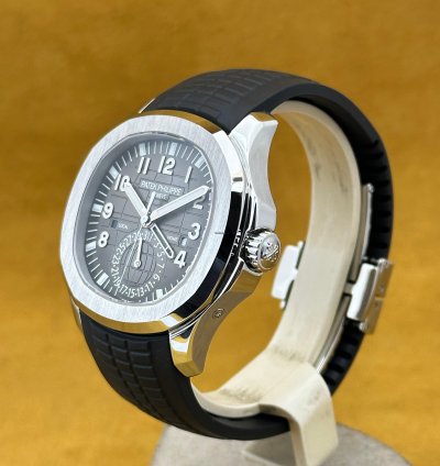 Patek Philippe Aquanaut Ref 5164a-001 Travel Time From 2015 Full Set