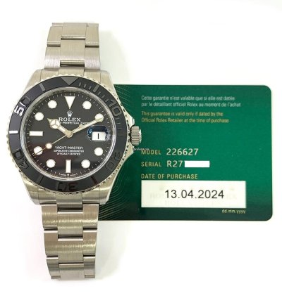 Rolex Yacht-master 42 226627-0001 Titanium With Black Dial Watch 2024