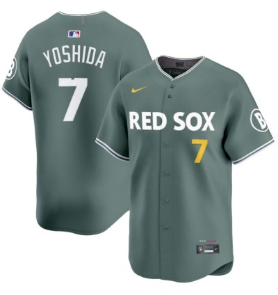 Masataka Yoshida Jersey 7 Boston Red Sox 2025 City Connect Vapor Premier Limited V2 All Stitched
