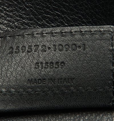 Balenciaga Black Olive Green Leather A5 Papier Tote
