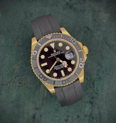 Rolex Yacht-master 42 226658 2022 42mm 18kt Yellow Gold Oysterflex Box Papers Unworn
