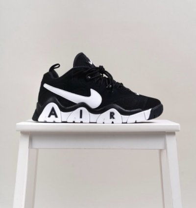 Nike Air Barrage Low Black White Basketball Sneakers