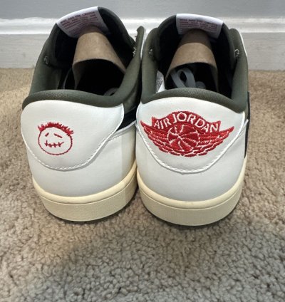 Travis Scott Air Jordan 1 Low Medium Olive