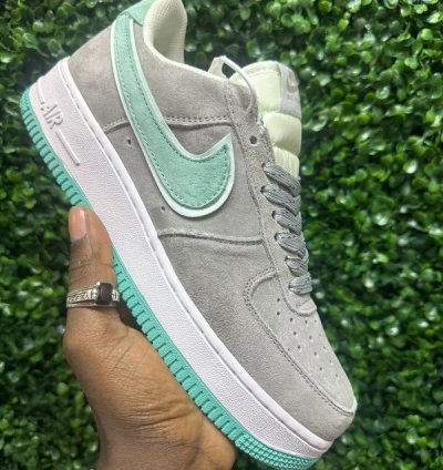 Nike Air Force 1 07 Akira Grey Mint Sneakers