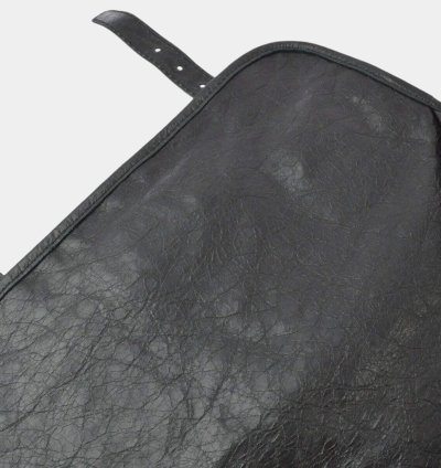 Balenciaga Black Sheepskin Belt Bum Bag