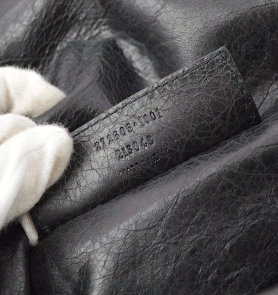 Balenciaga Black Sheepskin Belt Bum Bag