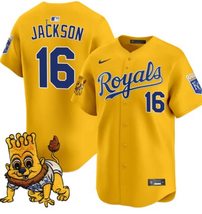Bo Jackson Jersey 16 Kansas City Royals Sluggerrr Patch Vapor Premier Limited Stitched