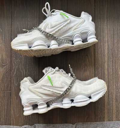 Nike Shox Tl Comme Des Gar Ons White