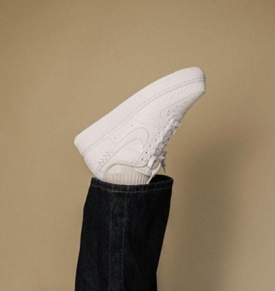 Nike Air Force 1 07 Textured White Sneakers