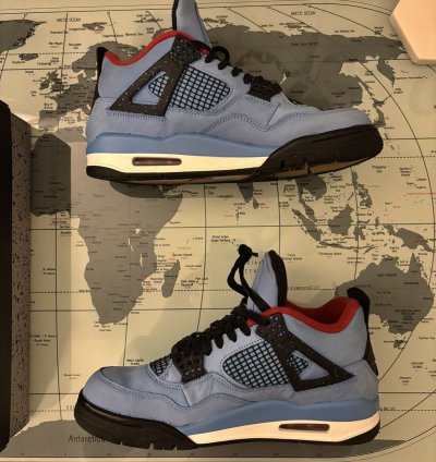 Travis Scott Air Jordan 4 Retro Cactus Jack 2018 Size 9
