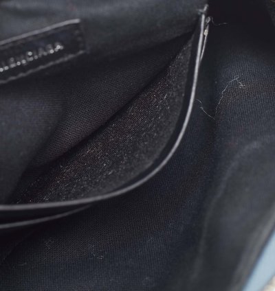 Balenciaga Blue Denim Mini Le Cagole Shoulder Bag