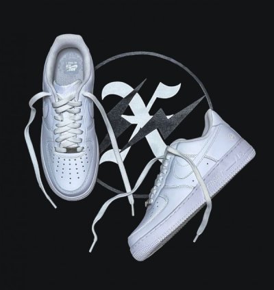 Nike Air Force 1 Fragment Design White Sneakers