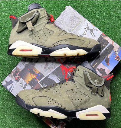Travis Scott Air Jordan 6 Retro Olive