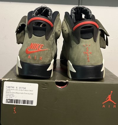 Travis Scott Air Jordan 6 Retro Olive