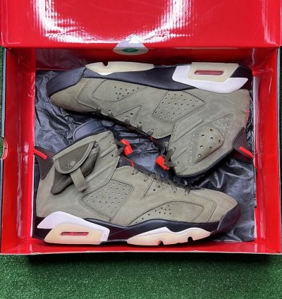 Travis Scott Air Jordan 6 Retro Olive