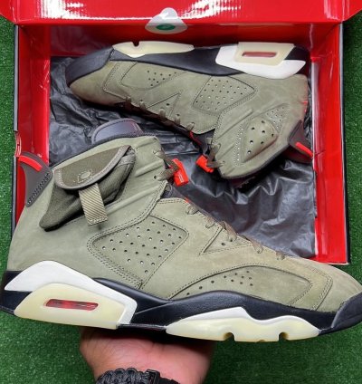 Travis Scott Air Jordan 6 Retro Olive