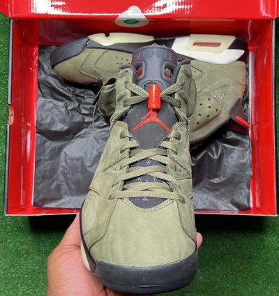Travis Scott Air Jordan 6 Retro Olive
