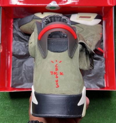 Travis Scott Air Jordan 6 Retro Olive