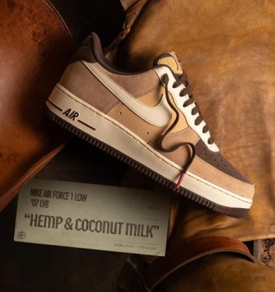Nike Air Force 1 Hemp Coconut Milk Sneakers