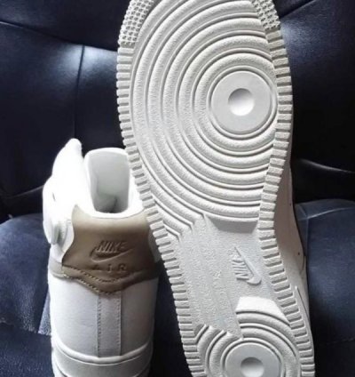 Nike Air Force 1 High Beige Brown Snearkers