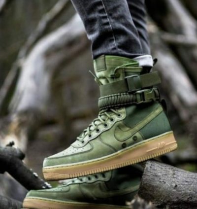 Nike Air Force 1 High Sfl Green Sneakers