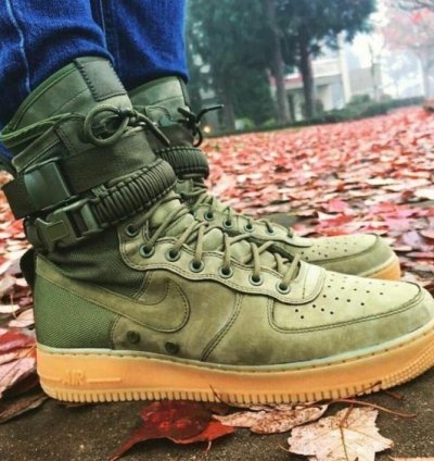 Nike Air Force 1 High Sfl Green Sneakers