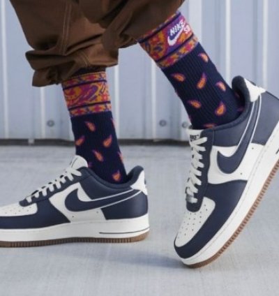Nike Air Force 1 Low College Pack Nevy Blue Sneakers