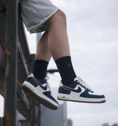 Nike Air Force 1 Low College Pack Nevy Blue Sneakers