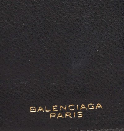 Balenciaga Dark Blue Leather Classic Continental Wallet