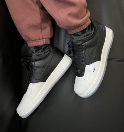 Nike Air Force 1 Low Tinaj Black White Sneakers