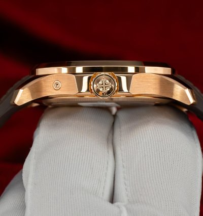 Patek Philippe Aquanaut Rose Gold Brown Dial 5164r Complete Set