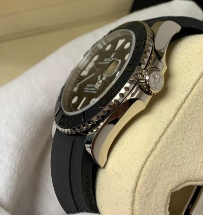 Rolex Yacht-master 42 42mm 18k White Gold Ceramic Bezel On Oysterflex 226659 New 2023