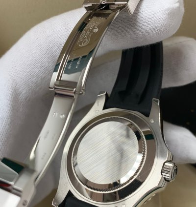 Rolex Yacht-master 42 42mm 18k White Gold Ceramic Bezel On Oysterflex 226659 New 2023