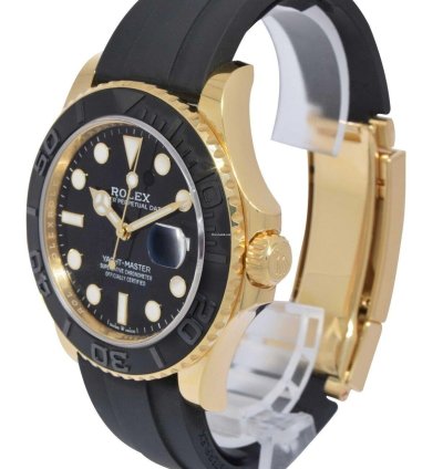 Rolex Yacht-master 42 42mm 18kt Yellow Gold Men Oysterflex Watch 24 226658