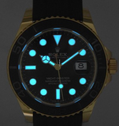 Rolex Yacht-master 42 42mm 18kt Yellow Gold Men Oysterflex Watch 24 226658