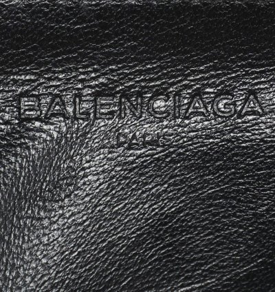 Balenciaga Grey Croc Embossed Calf Hair Small Cable Shopper Tote