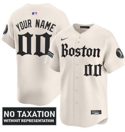 Custom Boston Red Sox Jersey Retro Newspaper Edition Vapor Limited Stitched