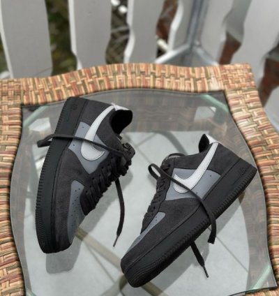 Nike Air Force 1 Wolf Lv8 Grey Anthracite Sneakers