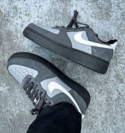 Nike Air Force 1 Wolf Lv8 Grey Anthracite Sneakers