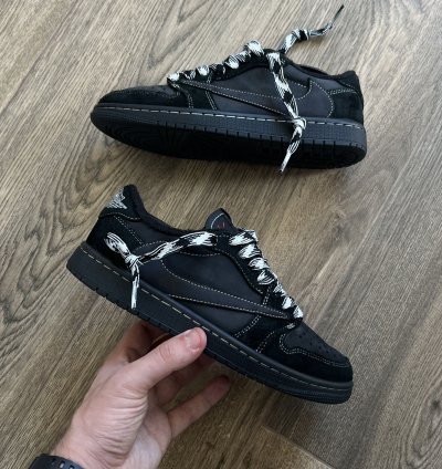 Travis Scott Nike Air Jordan 1 Low Sp Black Phantom Us 6
