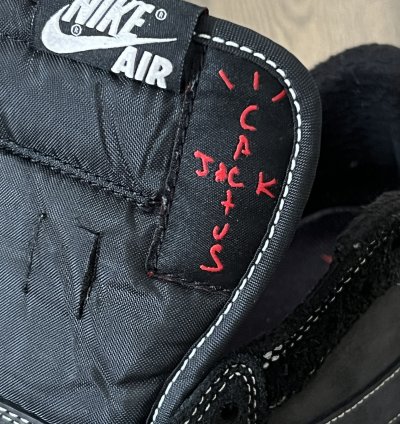 Travis Scott Nike Air Jordan 1 Low Sp Black Phantom Us 6
