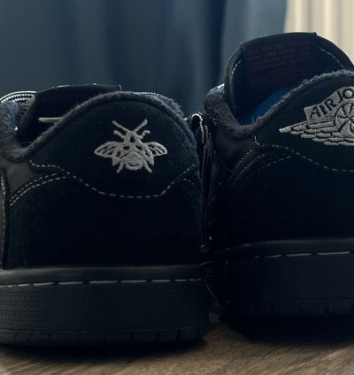 Travis Scott Nike Air Jordan 1 Low Sp Black Phantom Us 6