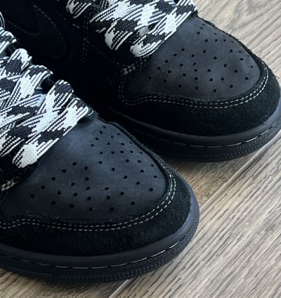 Travis Scott Nike Air Jordan 1 Low Sp Black Phantom Us 6