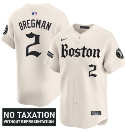 Alex Bregman Jersey 2 Boston Red Sox Retro Newspaper Edition Vapor Premier Limited Stitched