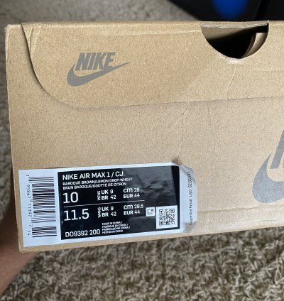 Nike Travis Scott Air Max 1 Baroque Brown
