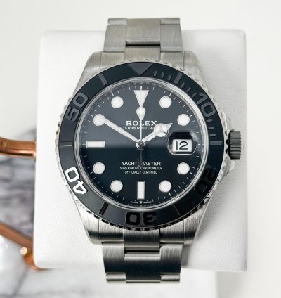 Rolex Yacht-master 42 42mm Black Ceramic Bezel Titanium Black Dial 226627