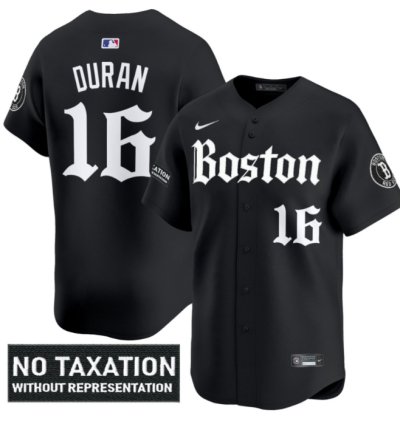 Jarren Duran Jersey 16 Boston Red Sox Retro Newspaper Edition Vapor Premier Limited Stitched Black
